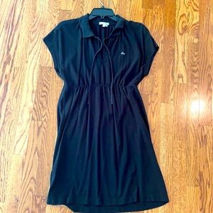 Lacoste sporty collared black dress